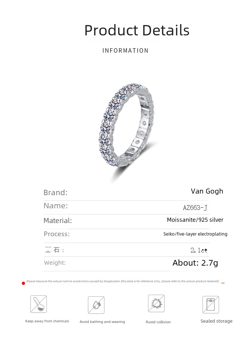 anello in argento sterling gruppo femminile anello moissanite intarsiato placcato oro pt950 matrimonio mesone fabbrica fornitura diretta all'ingrosso_voghion.com