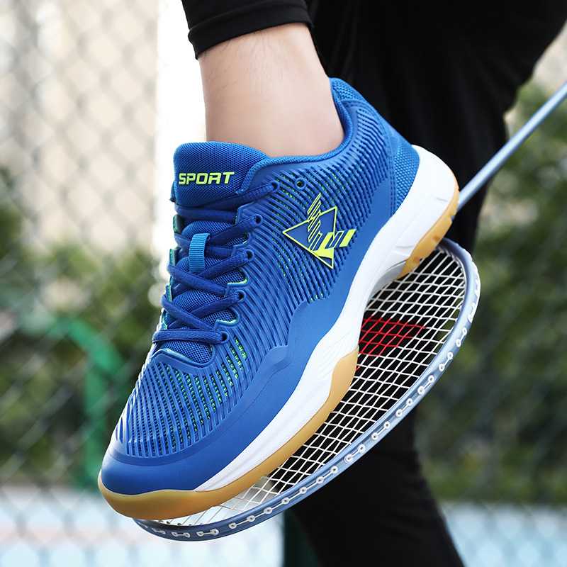 Zapatos de bádminton estilo pareja, competiciones deportivas de estudiantes jóvenes de entrenamiento profesional, zapatos de voleibol para mujeres, anti_voghion.com