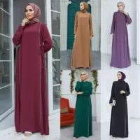 M199 # Мусульманская Ближневосточная юбка AliExpress Амазонка Трансграничный халат Абая Горячее платье с вышивкой бриллиантами на талии