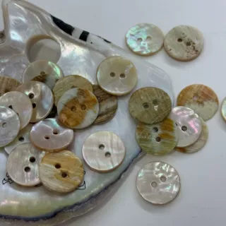 澳大利亚粉鲍鱼贝天然贝壳扣服装辅料衬衫扣子衬衣西服钮扣