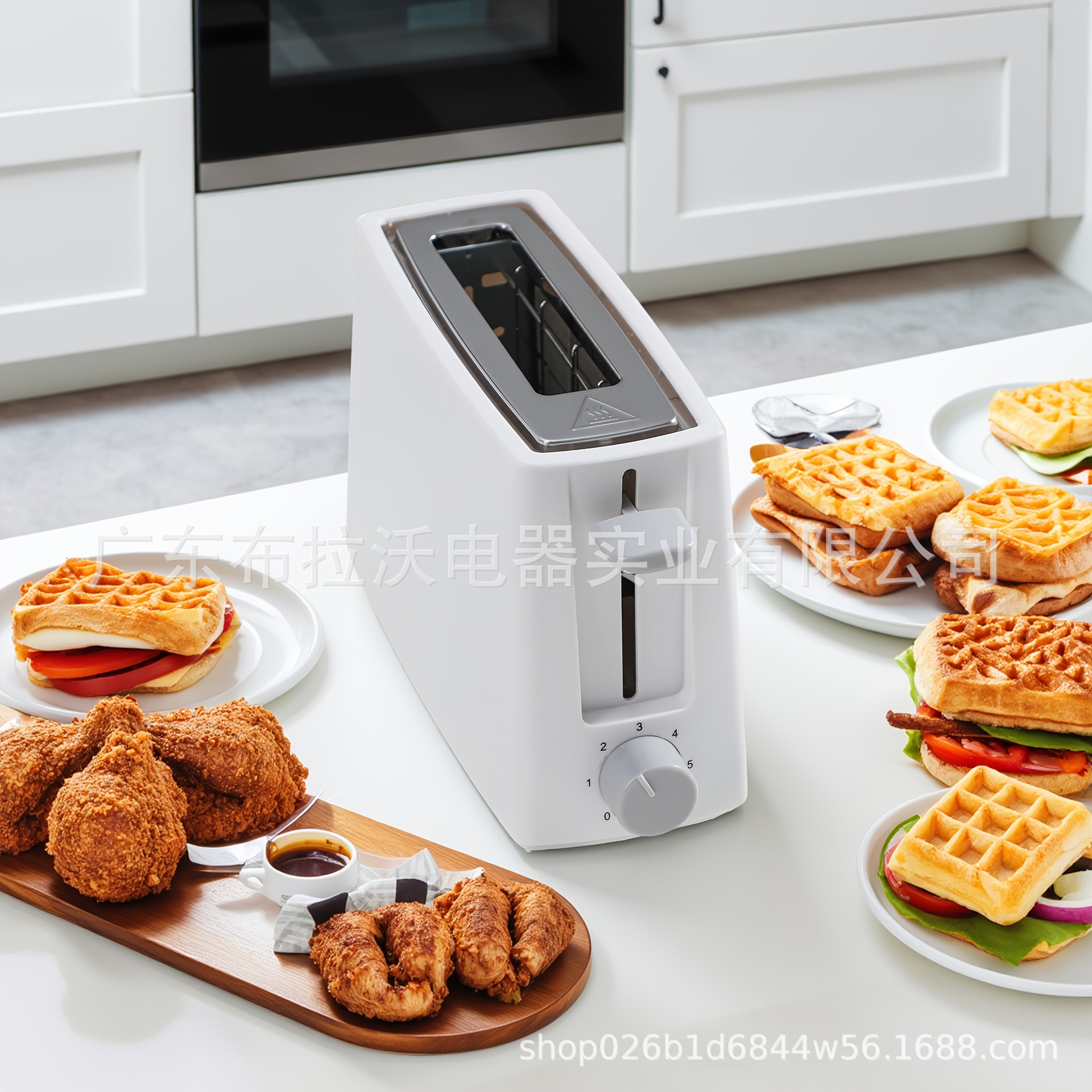 Toaster Sandwich Maker Toaster New Small Stainless Steel Toaster Home Baking Breakfast Machine Factory