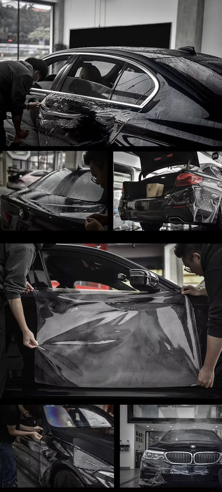 Cross-Border Export Tpu Invisible Car Film Ppf Automotive Transparent Film Self-Healing Hydrophobic Brightening Tpu Paint Protection Film