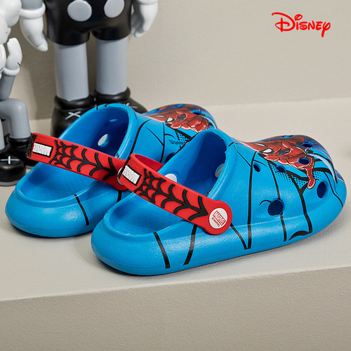 Disney Slippers Children's Croc Shoes Summer New Boys' Indoor Baotou Anti-Slip Children's Outdoor Beach Shoes