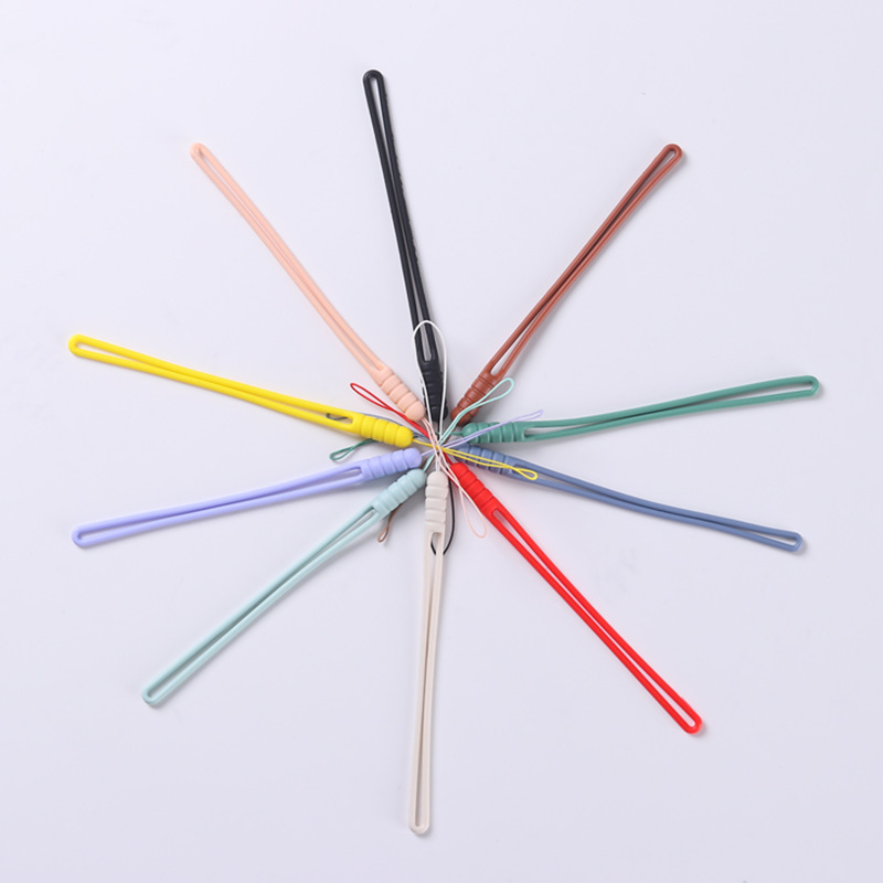 手机挂绳绳子短款手腕带吊绳手腕液态硅胶链防丢绳手机壳链U盘杯