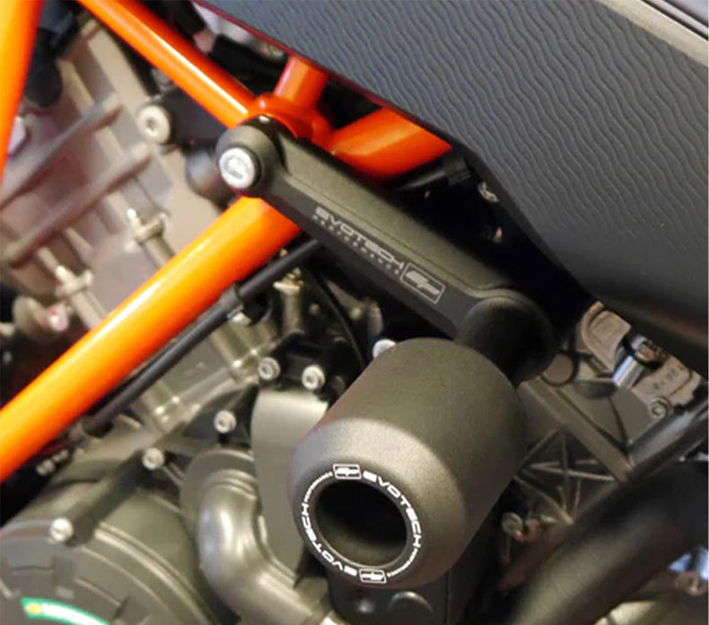 Suitable for Ktm 1290 Super Duke Gt 16-22 Modified Engine Body Bumper Anti-Fall Ball Glue