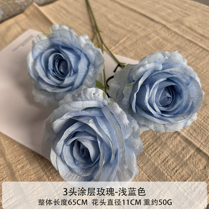 Rosa Revestida - Azul Claro