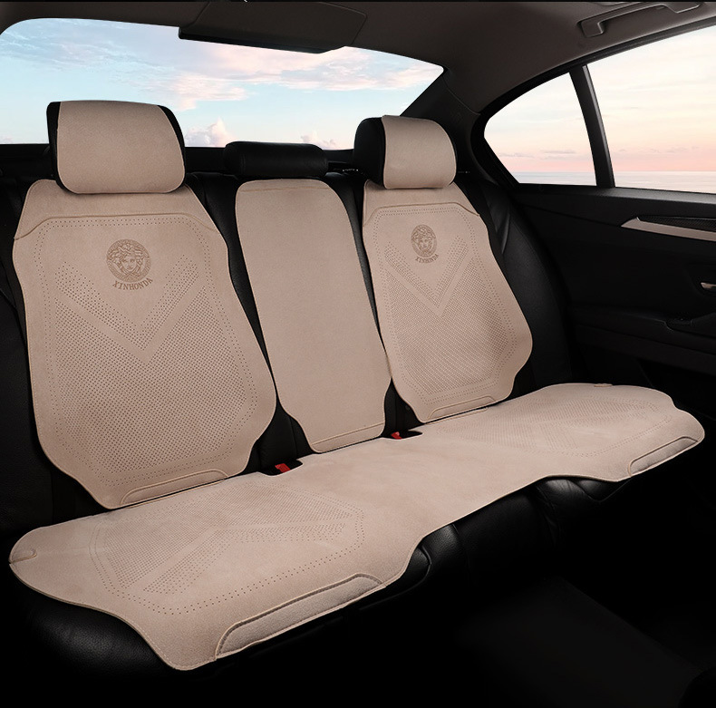 Suede Half Surround Seat Cushion Breathable Car Seat Cushion