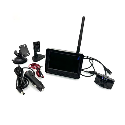 7-inch desktop bus wireless monitoring system 4-way camera car wireless display wireless camera image (Car display) - 43inch-wireless-package-bracket-camera