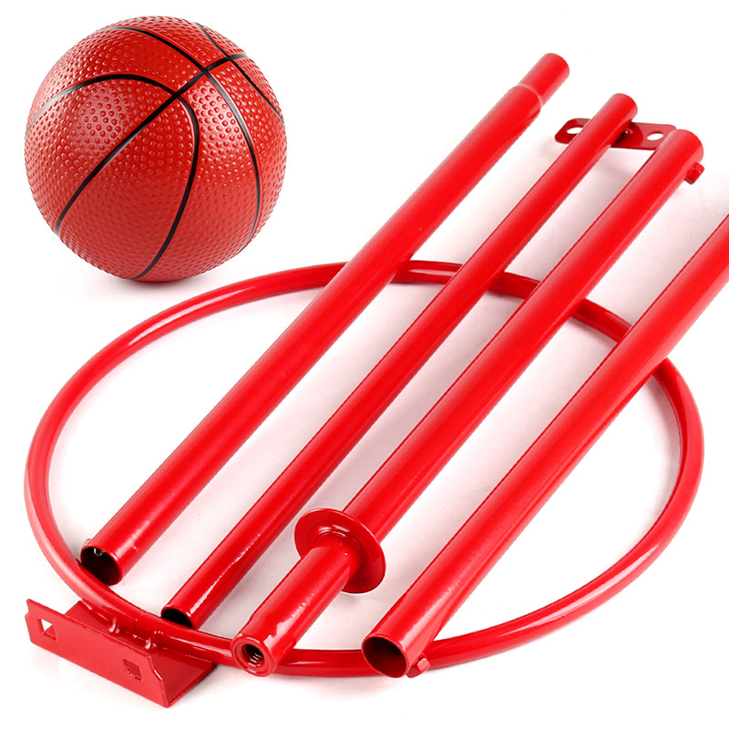 Indoor y exterior ajustable marco de baloncesto deportivo marco de hierro juguetes infantiles 1.5m elevable juguetes de baloncesto ocio