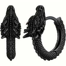 U 13302 Vintage Dragon Earrings �������ζ����羳����ͨ��