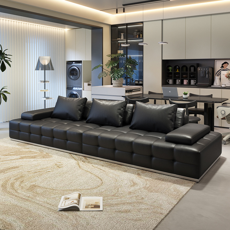 Lawrence Roland Sofa New Italian Minimalist Internet Celebrity Designer Home Modern Casual Straight Row Combination Sofa