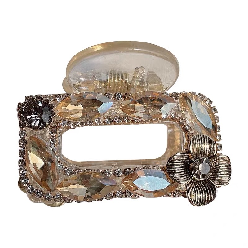 중공 합금 꽃 작은 사각형 클립