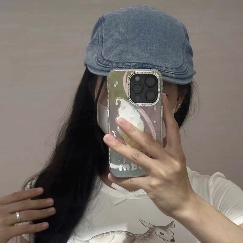 일본계 카우보이 전진모 남조표 패션 거리풍 화가 모자 영륜풍 문예 복고 신문동 모자