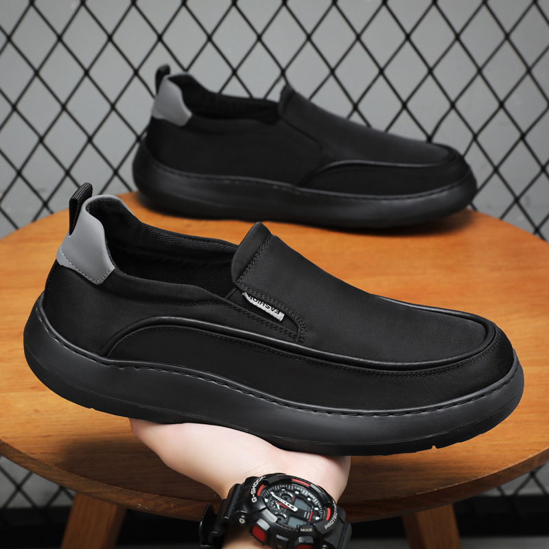 Wholesale men's casual shoes, business lightweight sneakers, men's breathable versatile fashionable comfortable slip-on loafers Wholesale men's casual shoes, business lightweight sneakers, men's breathable versatile fashionable comfortable slip-on loafers