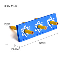 Pencil Thru Coin Children's Close-Up Magic Prop Magic Coin Stage Performance Pencil Thru Hole Coin