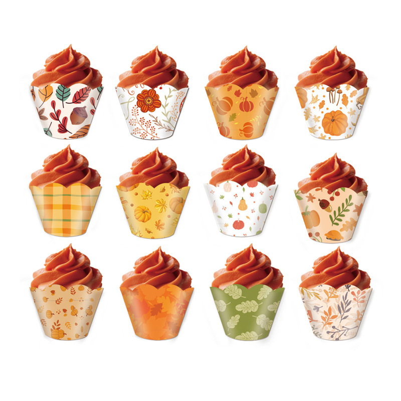 Amazon's New Autumn Thanksgiving Theme Pumpkin Paper Baking Cake Rim Party Cake Decoration Supplies Amazon's New Autumn Thanksgiving Theme Pumpkin Paper Baking Cake Rim Party Cake Decoration Supplies