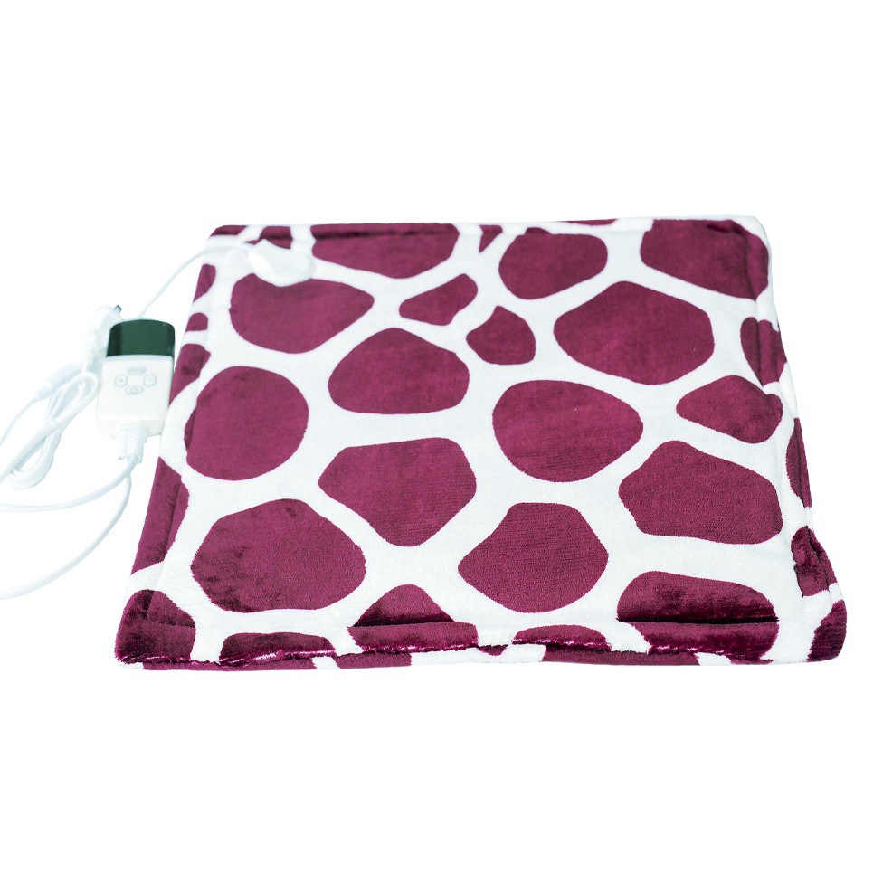 Almohadilla térmica de 110V, manta eléctrica de franela de Amazon, cojín térmico para asiento estándar de EE. UU./UE, manta con ajuste de temperatura de 9 niveles