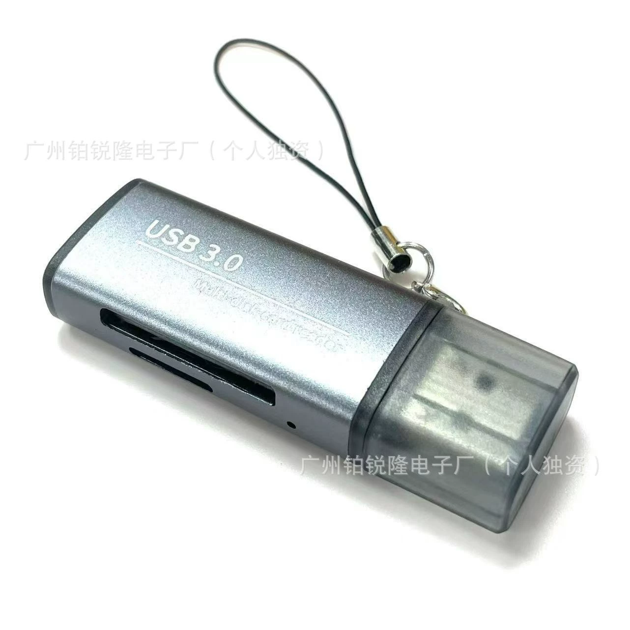 Миниатюрный портативный картридер USB 3.0 с ротором SD+TF и функцией двойного чтения карт, подходящий для устройств с интерфейсом USB
