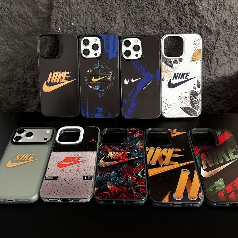 Trendy Brand Nike Hook Series Suitable for Apple 15 Pro Max Phone Case, New Model iPhone 14 with a High-End Feel 16
