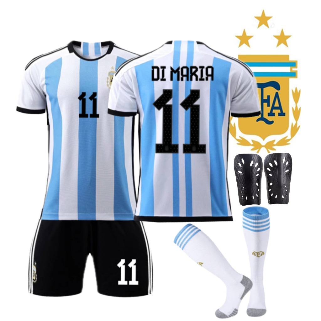 Samsung campeón Argentina casa Corte N ° 10 Massey N ° 11 Di María Jersey 2223 entrenamiento de fútbol de la Copa del Mundo