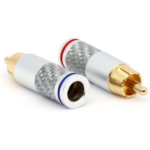 Lotus plug RCA welding head AV video head coaxial audio sound line terminal coaxial rca plug