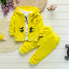 Autumn rabbit, sweatshirt, children's set, cardigan, 2021 collection, Korean style, 3 piece set, wholesale