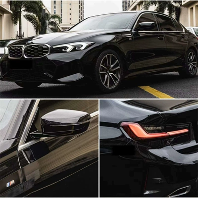 Pet Car Color Change Film Piano Black Matte Black Starry Purple Mountain Gray Car Body Film Long-Lasting Color Retention (Auto Color Change Film) - piano-black-whole-roll