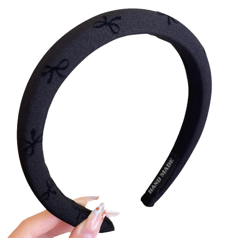 Gray arco de cabello para mujeres fuera de lavarse la cara de la prensa cabello de cabeza de cabello de cabello de cabeza de cabello de cráneo alto toque de cabello