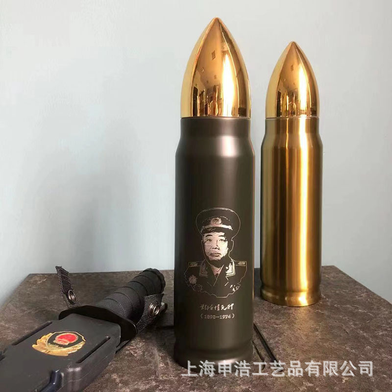 个性定制保温杯红色文化工艺品革命纪念品会议商务礼品印刷激光