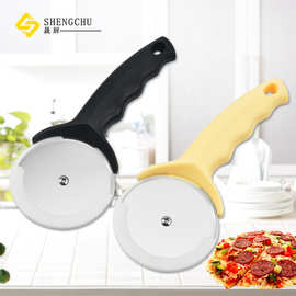 不锈钢披萨切带保护盖披萨切轮刀披萨切割器切面器介饼器烘焙工具