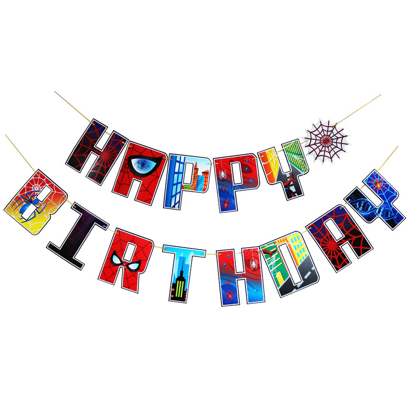 クロスボーダーはスーパーヒーローの誕生日パーティーの旗を引くアベンジャーズ連盟の横断幕の花を引くパーティーの装飾用品です。|undefined