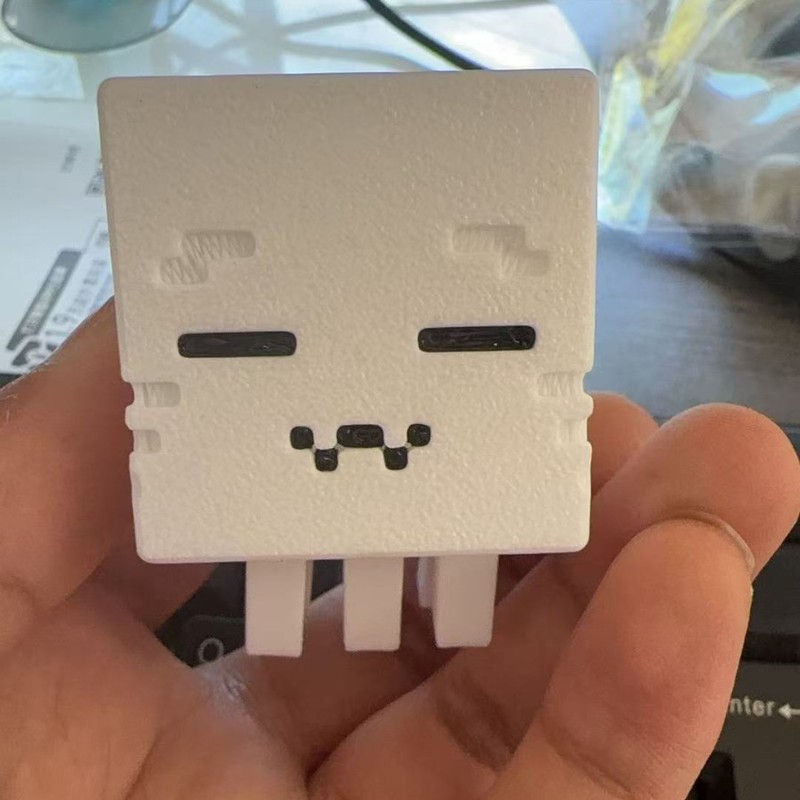 跨境新品3D打印我的世界白羽鸡可动钥匙扣3d打印玩具桌面摆件手办|undefined