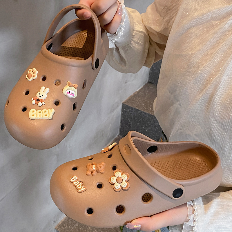 커피색<♥〉토끼와 곰 꽃