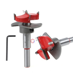 Special adjustable positioning woodworking hole opener for 35mm kitchen cabinet door hinges