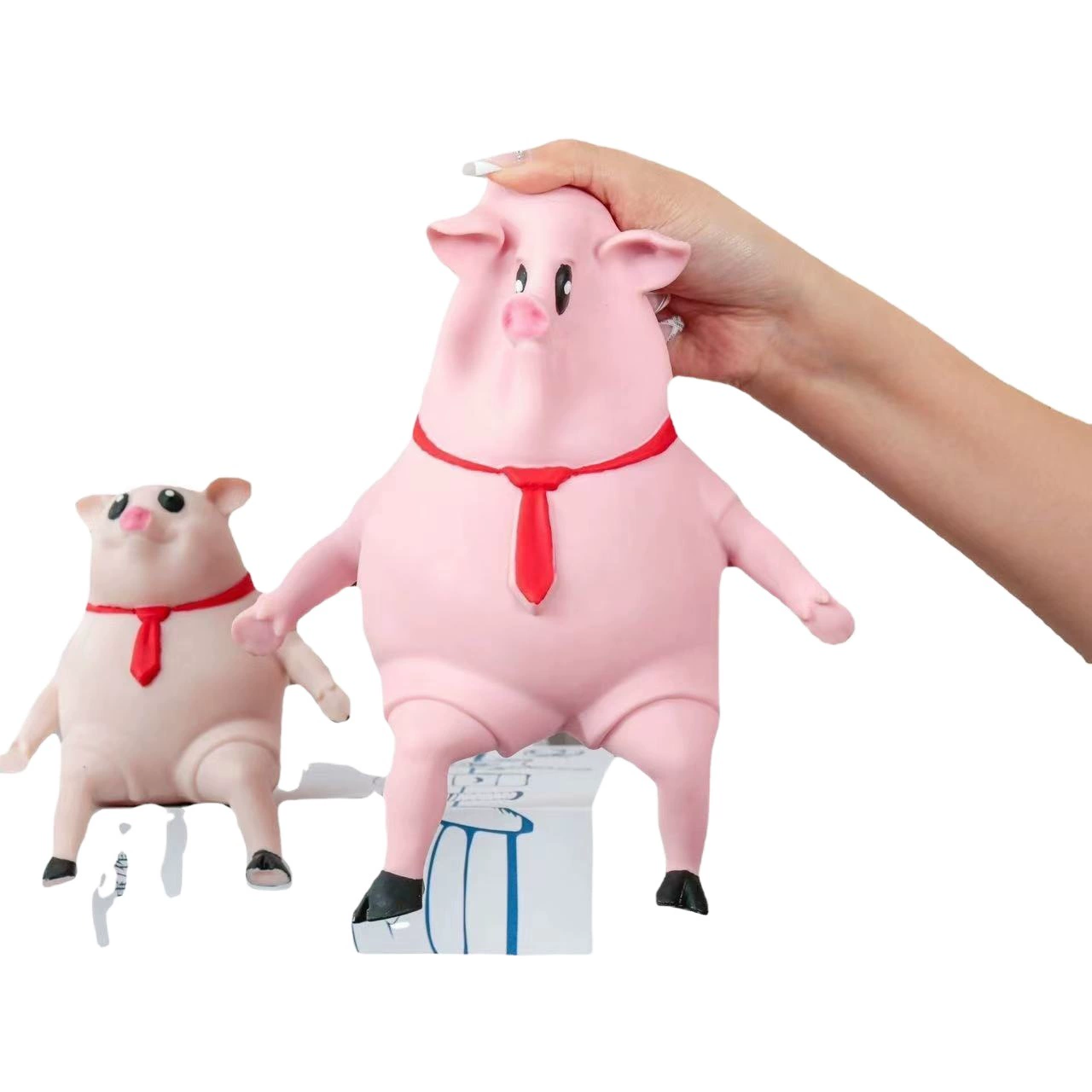 Популярная на TikTok милая розовая игрушка-свинка для снятия стресса, игрушка-антистресс для детей, игрушка для снятия стресса в виде свиньи.