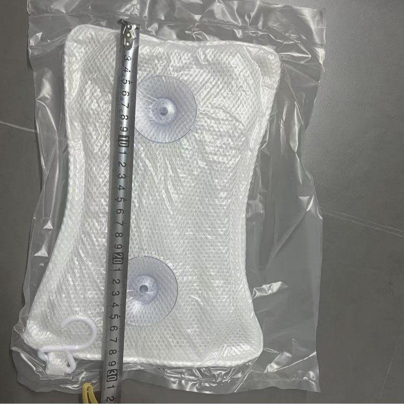 国境を越えた骨枕3dネット布2吸盤付き浴室入浴ヘッドレストスパ入浴浴槽枕支持首枕|undefined