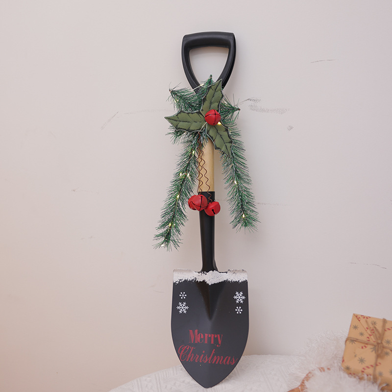 新しいクリスマス装飾クリスマスツリー雪だるまシャベルメールボックスINS装飾アレンジメント写真小道具|undefined