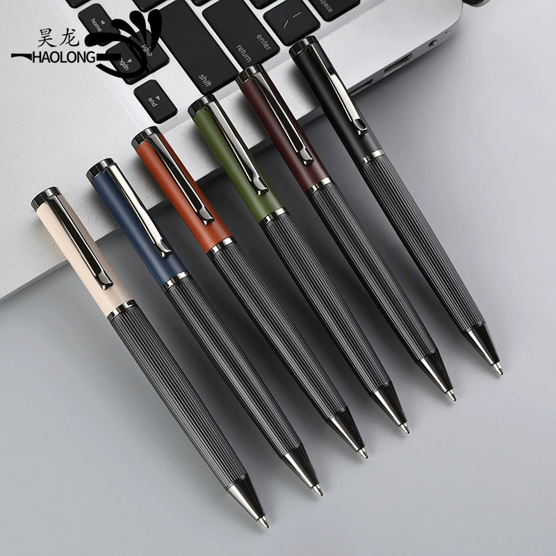 Metal matte ballpoint pen, gift pen, (Physicals), wide color palette