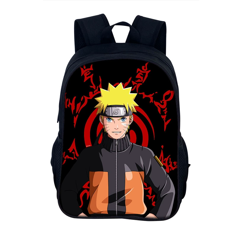 Рюкзак Naruto 40 см, принт аниме, мягкие лямки и основной отдел