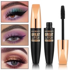 国境を越えたメーキャップWEHEBEAUTYマスカラの豊満なカールが長くて濃密な防水が持続しない4dまつげ