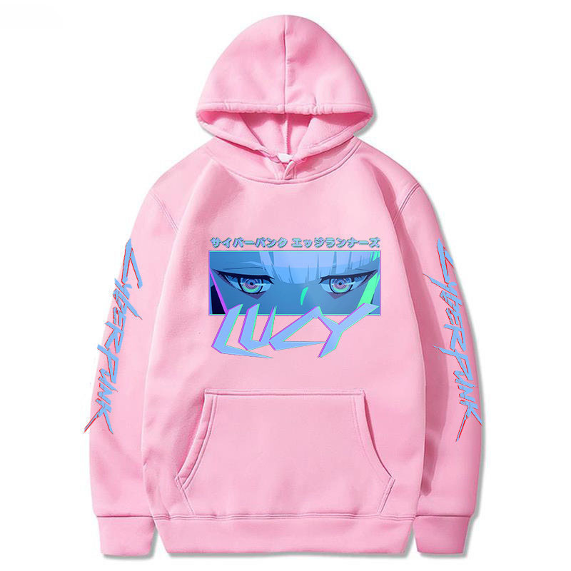 2024 New Cyberpunk Marginal Walker Lucy printing cotton Pull