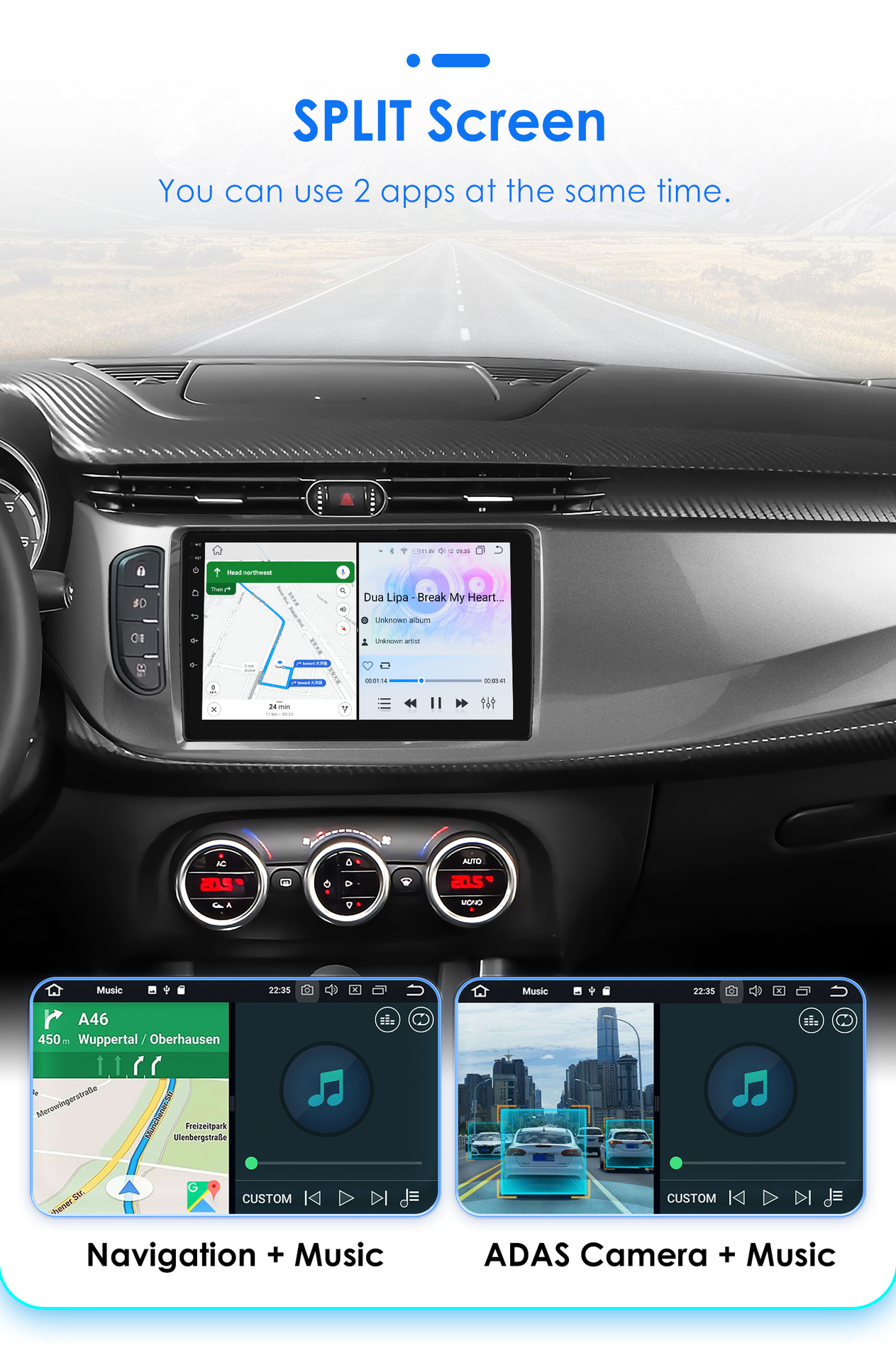 9 inch is suitable for 15-18 Alfa Romeo Giulietta navigation car GPS central control large screen all-in-one machine