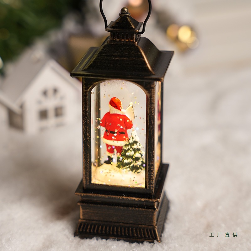 Regalos de Navidad para niños regalos de árbol de Navidad decoraciones de luces nocturnas ornamentaciones bolas de cristal 2025 nuevas niñas