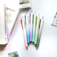 東米920春日湖畔按動中性筆ins風高顏值速干刷題筆小學生專用文具
