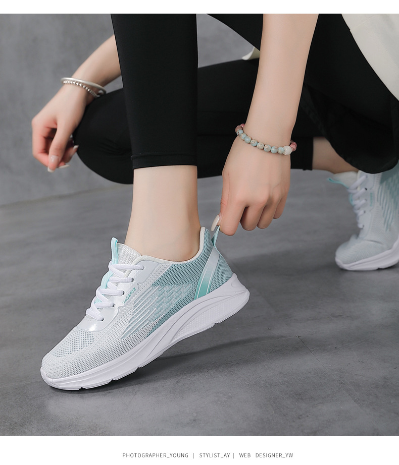 Women's Breathable Mesh Running Shoes Lightweight Shock Absorbing_voghion.com