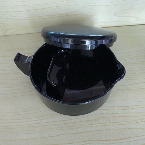 Multifunctional ceramic inkstone with cover, ink pool, pen holder, pen holder, ink cartridge, calligraphy practice, brush calligraphy, ink dish, four treasures of the study