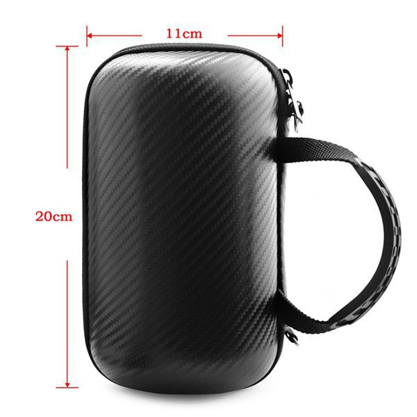 1 Black Eva + Pu Case Suitable for Bose Soundlink Revolve+ Large Bucket Bluetooth Speaker