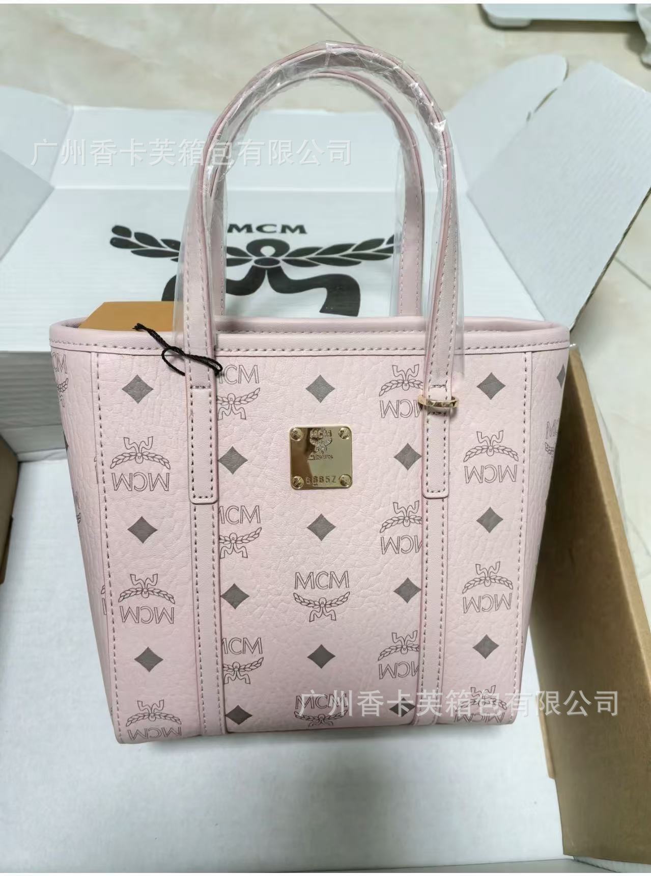 New MC Monogram All-over Print Retro Tote Bag - Versatile Handbag, Shoulder Bag & Crossbody Bag for Women's Commuting - Thumbnail 8