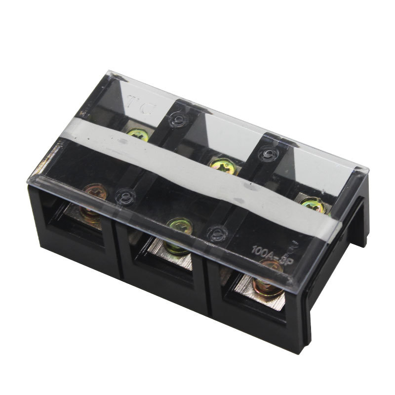 TC-100A 3P接线端子 台A级全铜件三线接线排