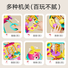 Huilè Chou Chou Le Baby Toy Baby Enlightenment Wisdom Early Education 3 to 6 Months and Above Newborn Pulling Fun